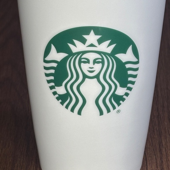 🔥🔥🔥Starbucks Classic White Tumbler with Dark Lid🔥🔥🔥 - Picture 2 of 12